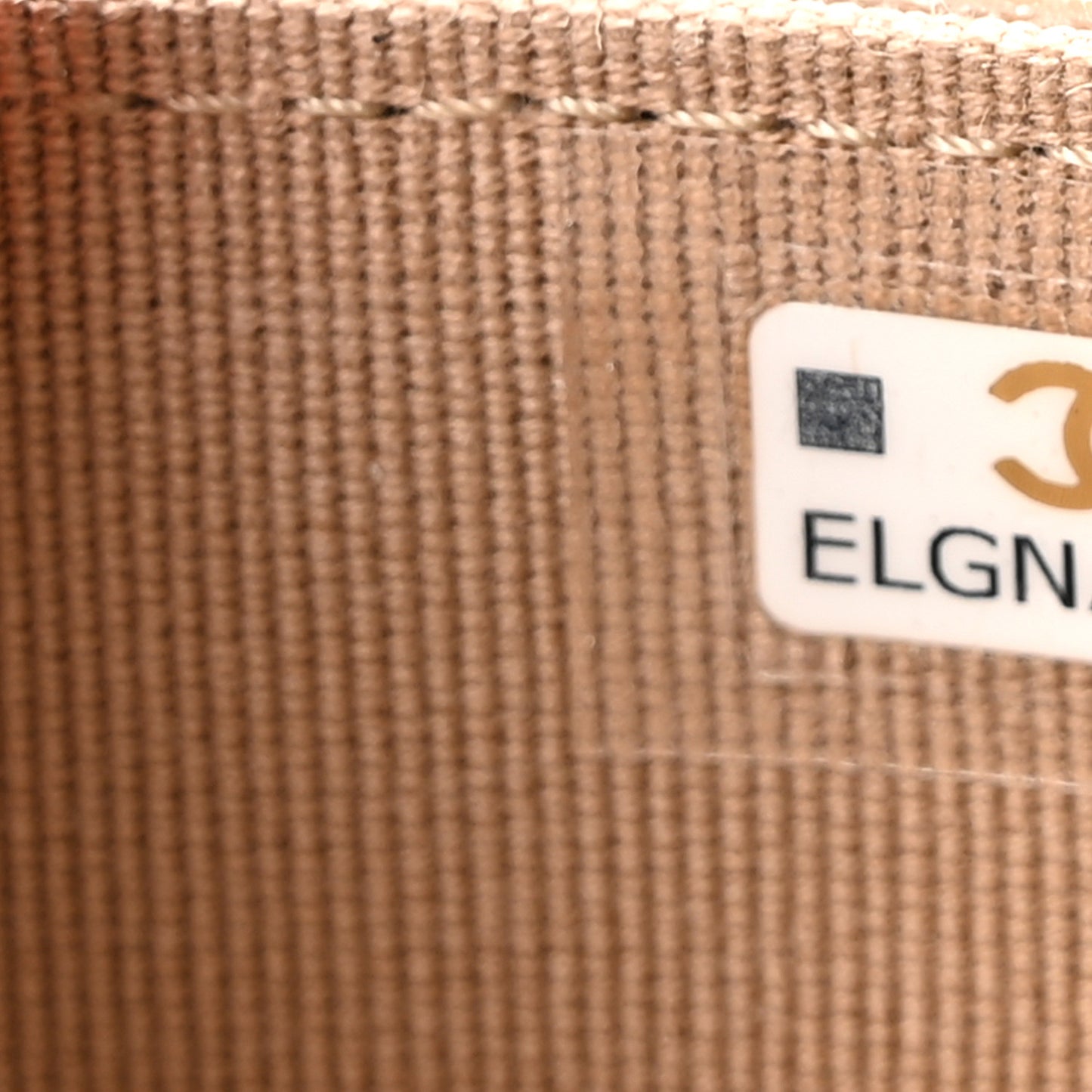 Caviar Quilted Flap Card Holder Wallet Dark Beige