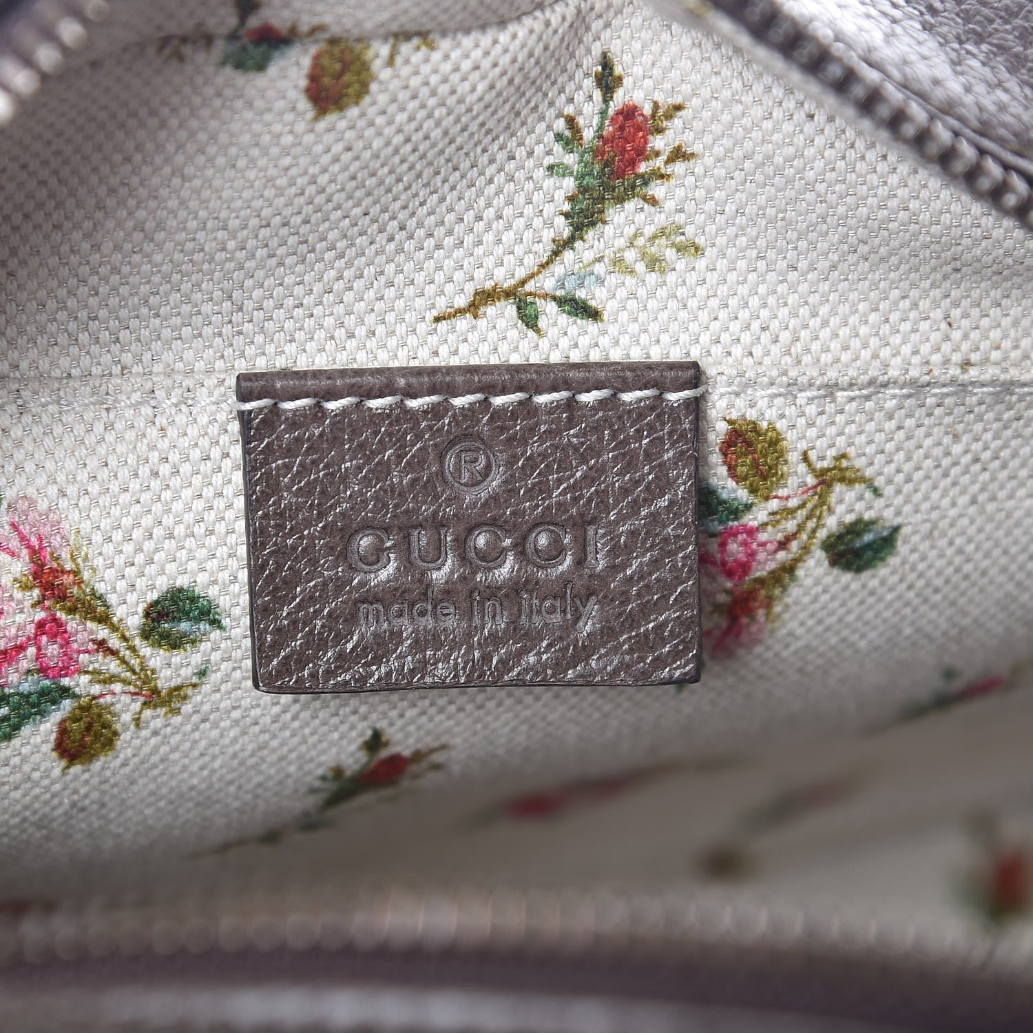 Gucci GG Supreme Monogram Web Neo Vintage Shoulder Bag Beige New Acero Crop 6 of 7
