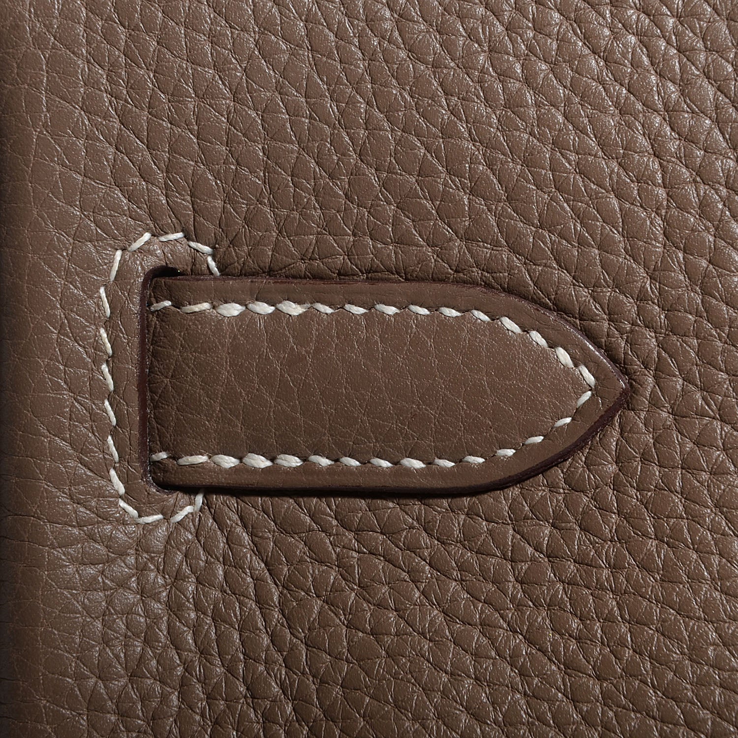 Hermes Taurillon Clemence Birkin 30 Etoupe 4 of 25
