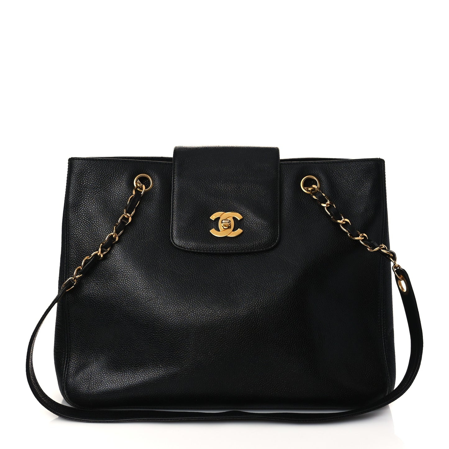 Caviar Shoulder Bag Black