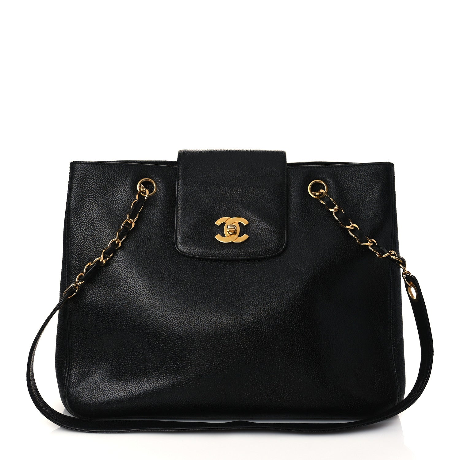 Chanel Caviar Shoulder Bag Black 1 of 11