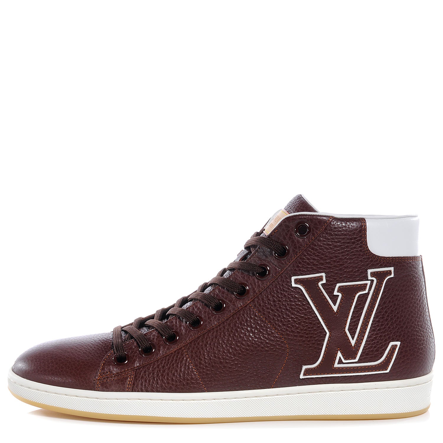 Louis Vuitton Leather Surfside Sneakers 8.5 M Acajou 1 of 7