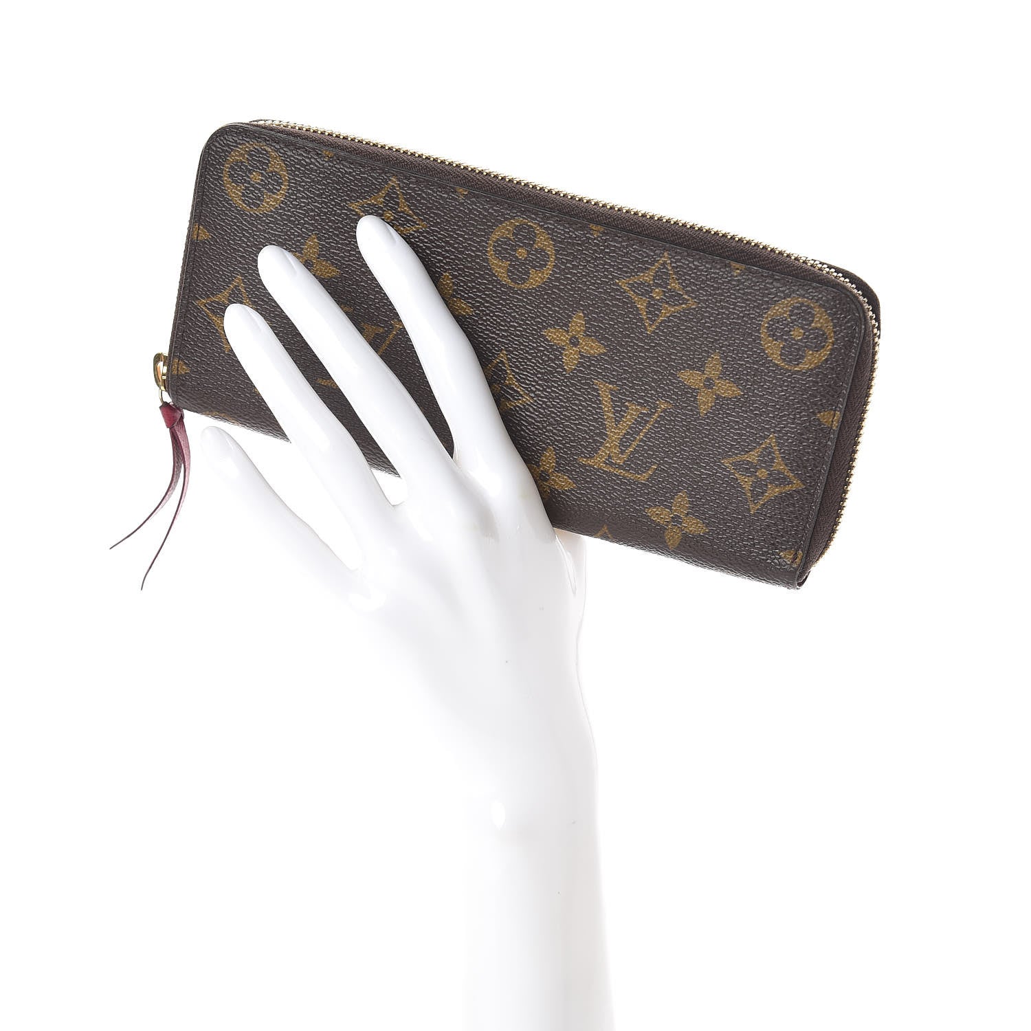 Louis Vuitton Monogram Clemence Wallet Fuchsia 2 of 6
