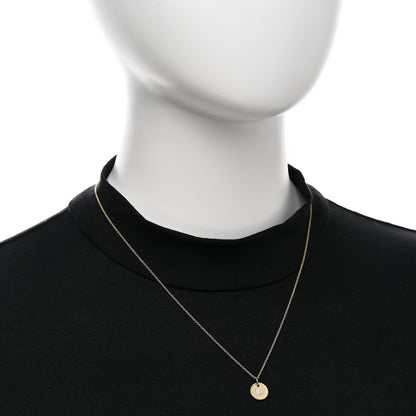 David Yurman 18K Yellow Gold Diamond Initial L Charm Pendant Necklace 2 of 5