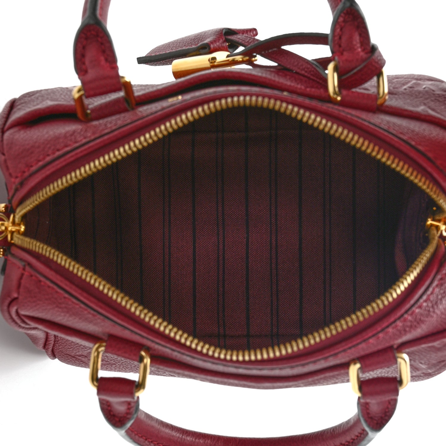 Louis Vuitton Empreinte Speedy Bandouliere 20 NM Raisin 5 of 9