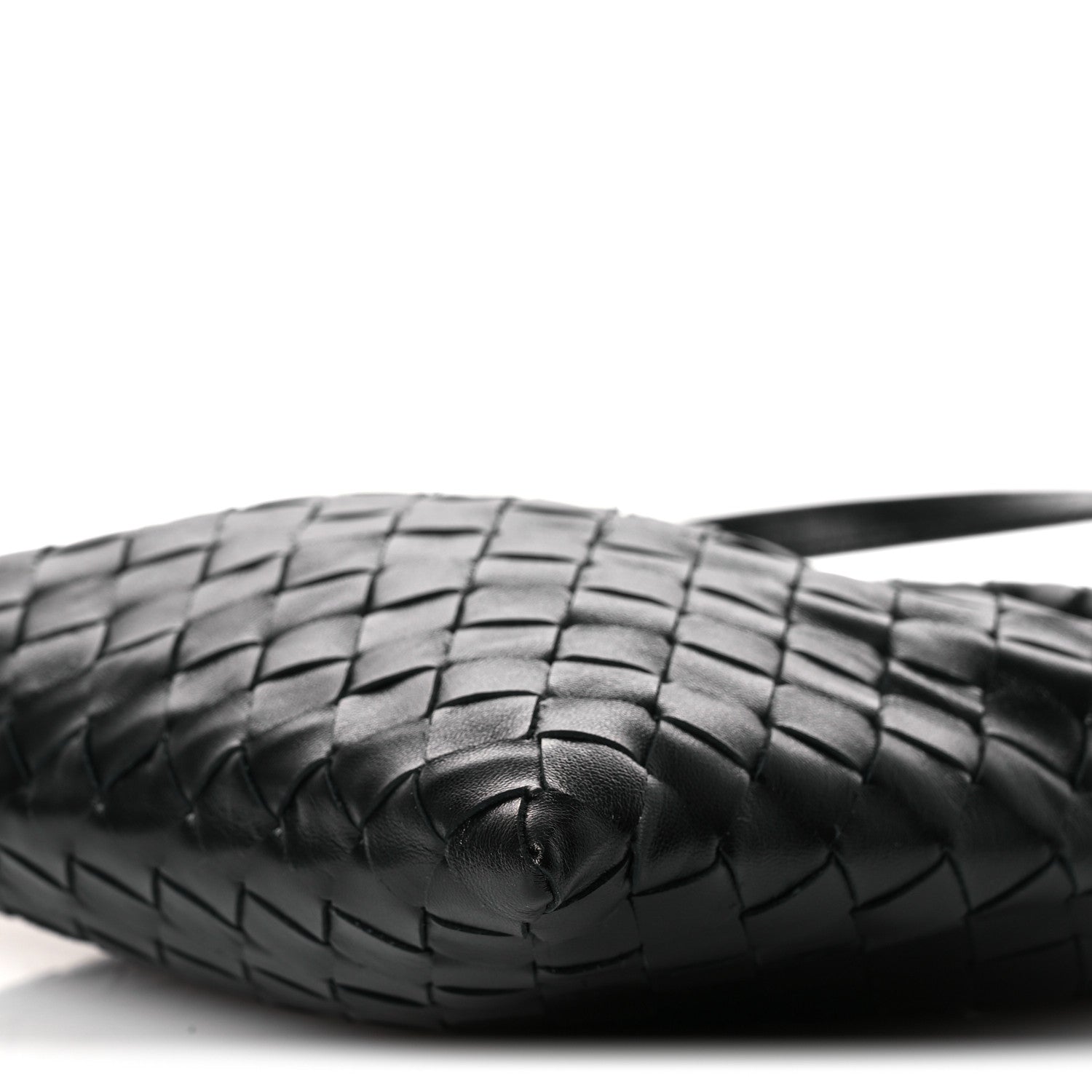 Bottega Veneta Calfskin Intrecciato Mini Hop Black 10 of 11