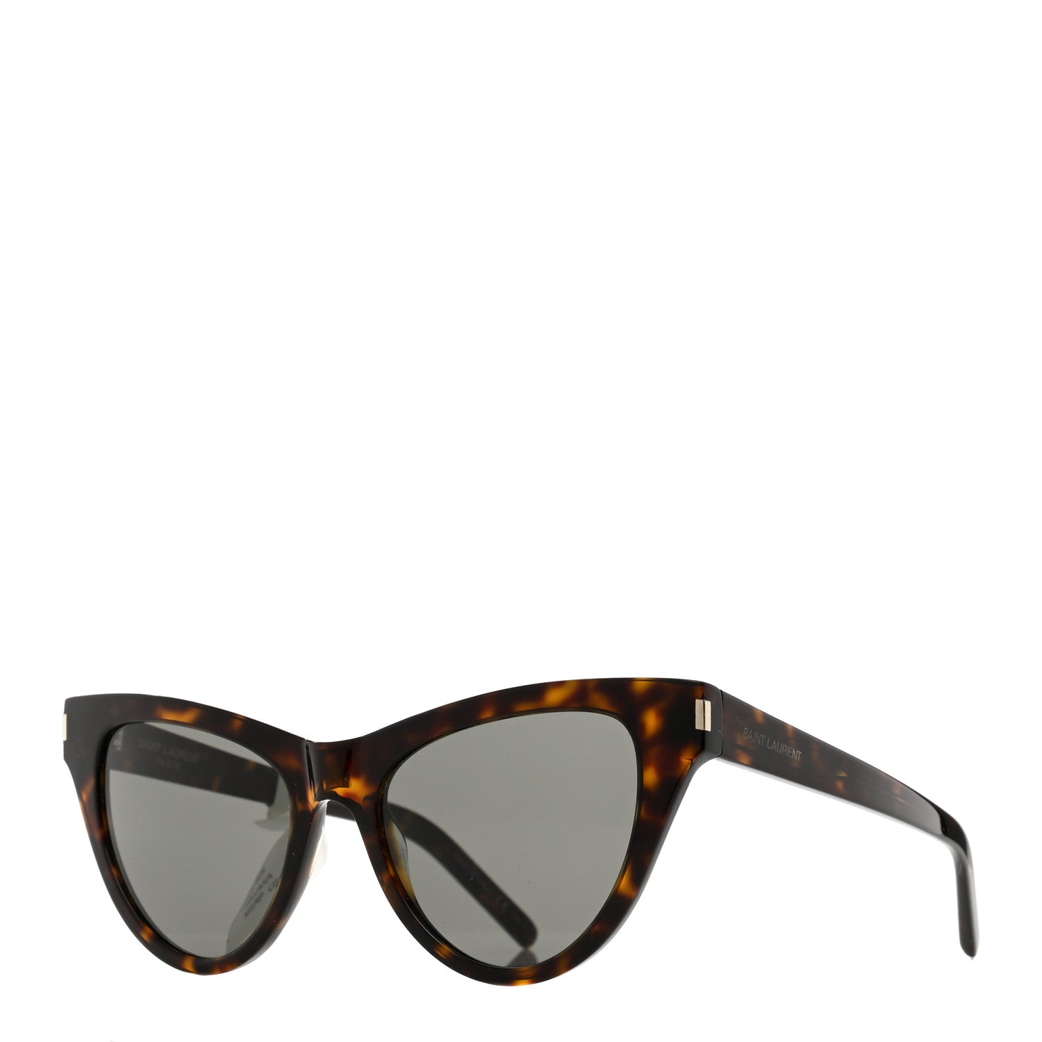 Saint Laurent Acetate Cat 3 Cat Eye Sunglasses SL425 Tortoise 1 of 7