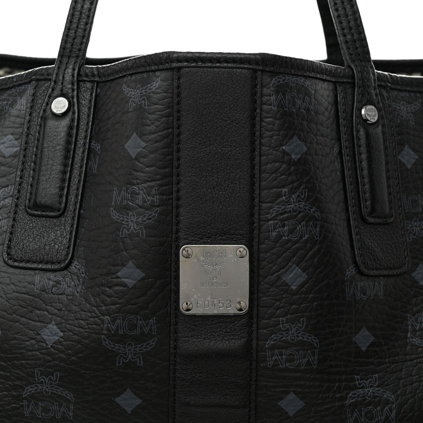 Visetos Large Liz Reversible Shopper Tote Black