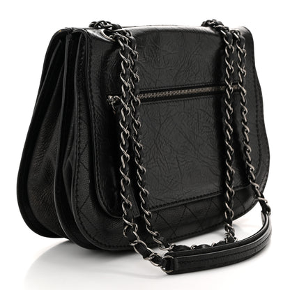 Chanel Calfskin Coco Twin Large Flap Black 3 of 12