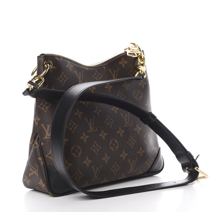 Louis Vuitton Monogram Odeon PM Black 3 of 10