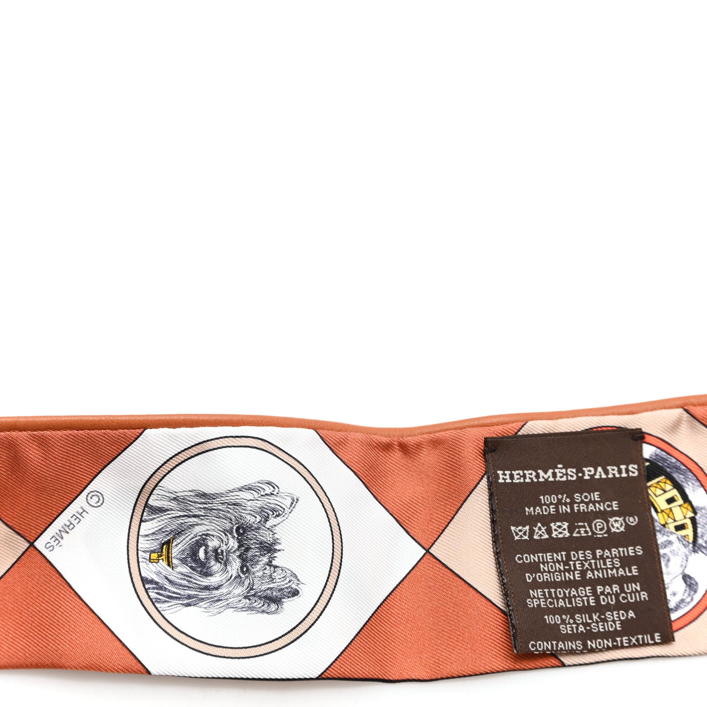 Silk Colliers et Chiens Twilly Black Caramel White