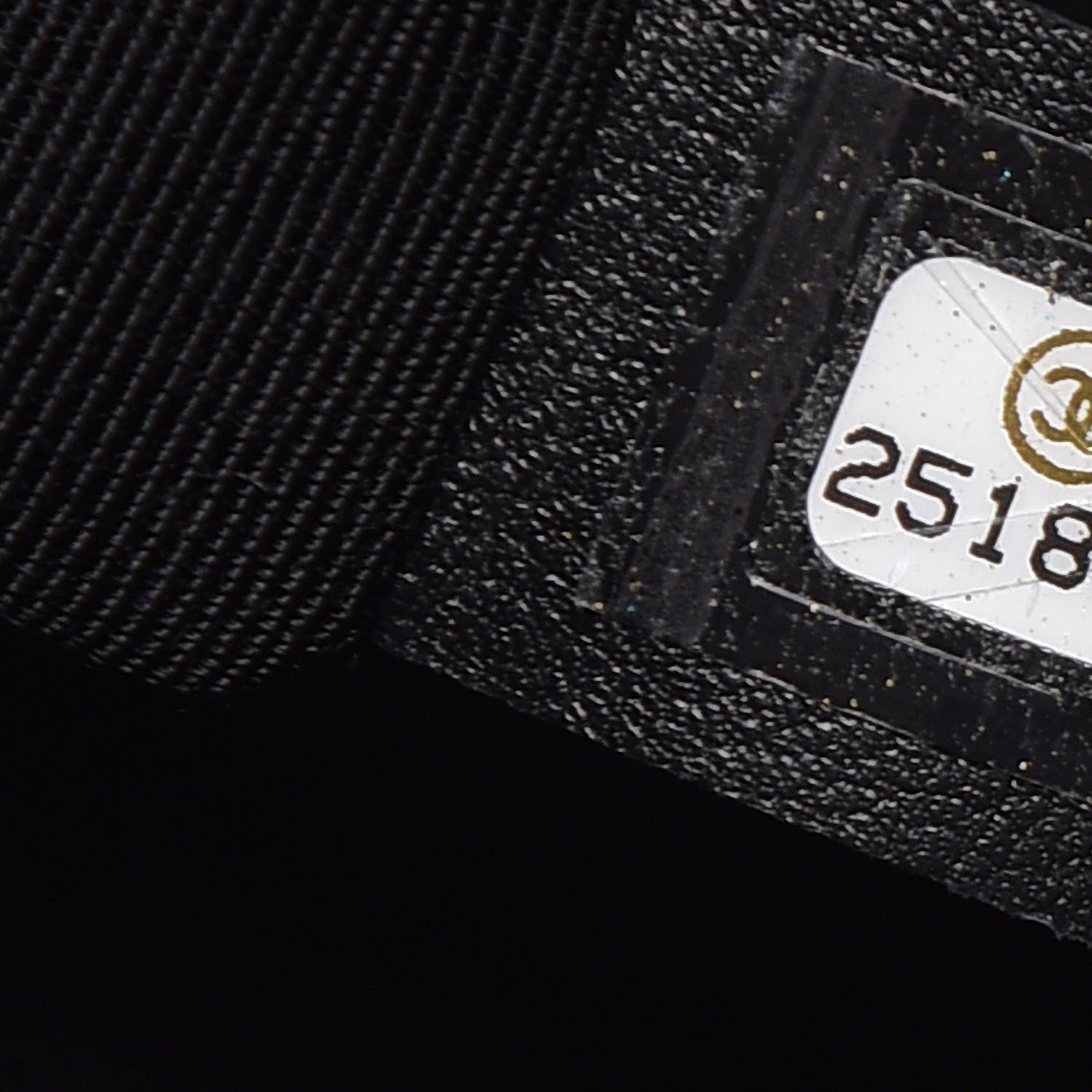 Chanel Calfskin Quilted CC Clutch Black 8 of 9