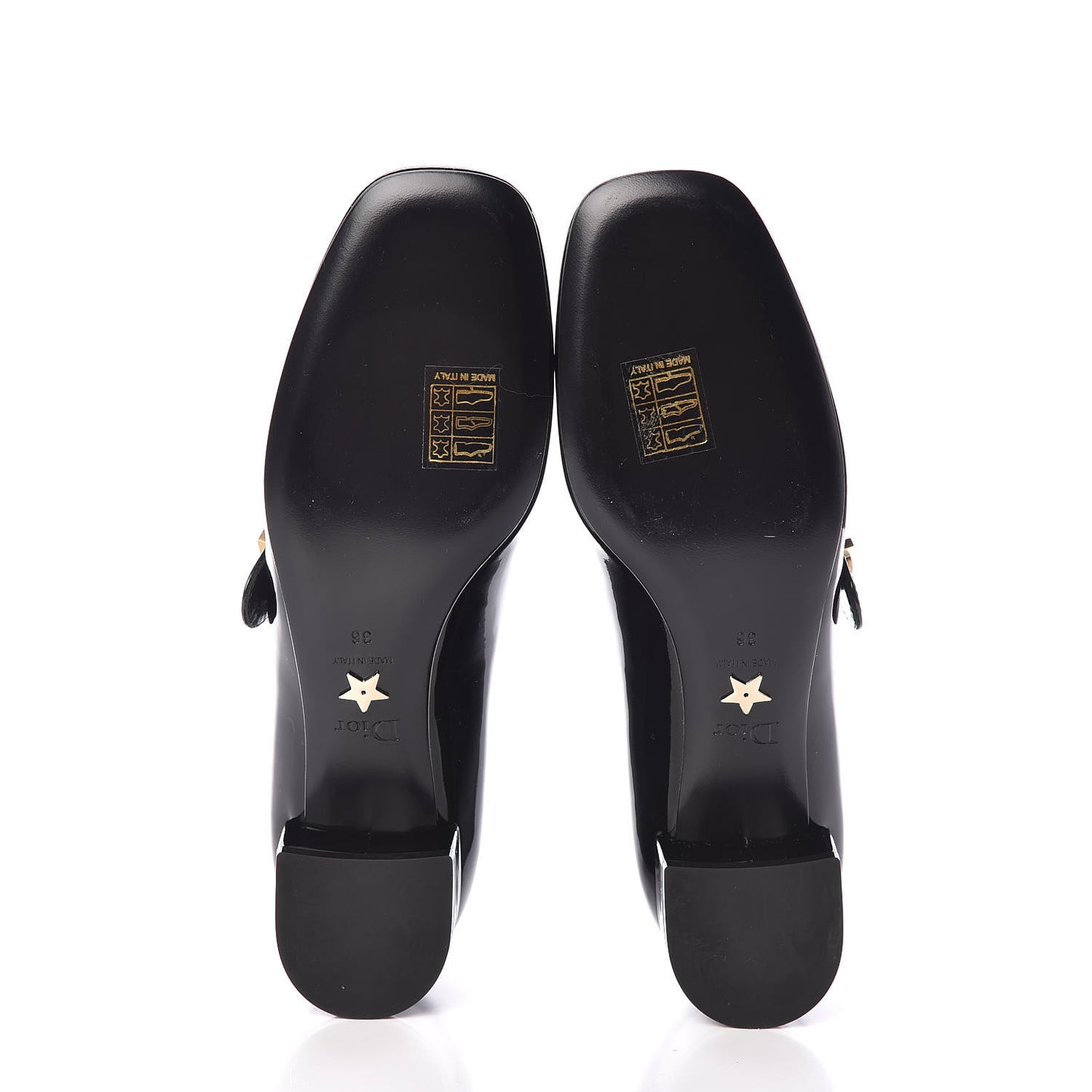 Patent Baby-D Ballet Pumps 36 Black