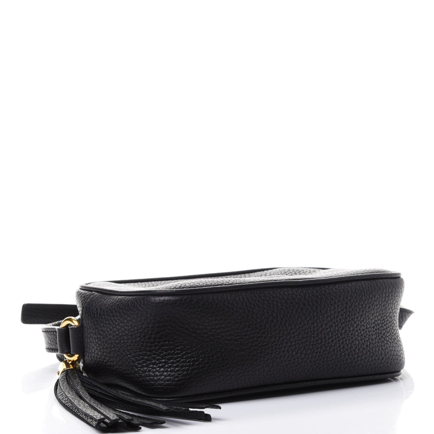 Pebbled Calfskin Mini Soho Disco Bag Black