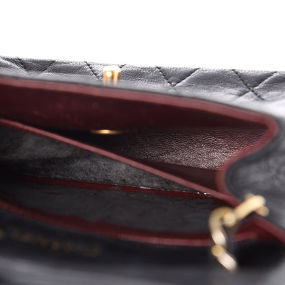 Chanel Lambskin Quilted Mini Square Flap Black 12 of 16