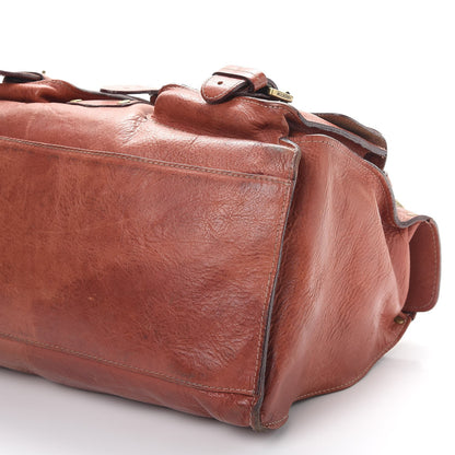 Mulberry Calfskin Roxanne Satchel Rust 38 of 40