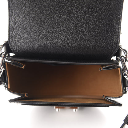 MCM Calfskin Mini Patricia Studded Crossbody Bag Black 5 of 10