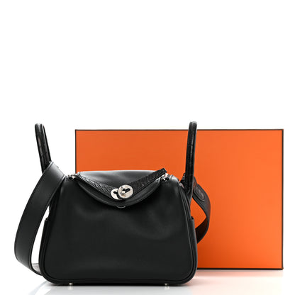 Hermes Swift Matte Alligator Mini Touch Lindy 20 Black 11 of 11