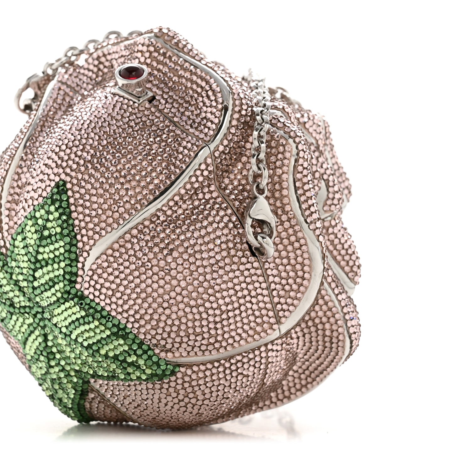 Crystal Rose Minaudiere Clutch