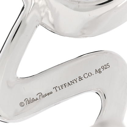 Tiffany Sterling Silver Paloma's Graffiti Love Cuff Bracelet 3 of 3
