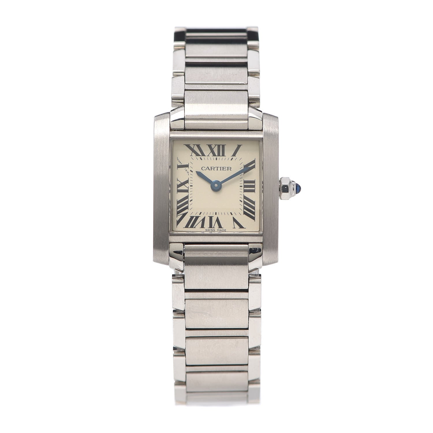 Cartier Stainless Steel 20mm Tank Francaise Quartz Watch 1 of 5
