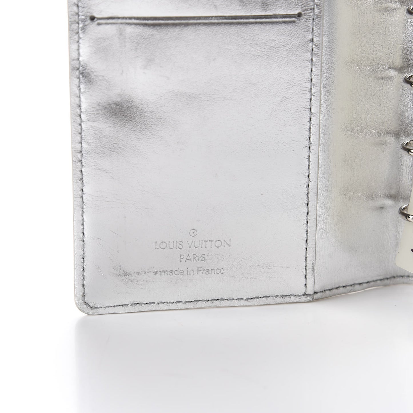 Monogram Miroir Small Ring Agenda Silver