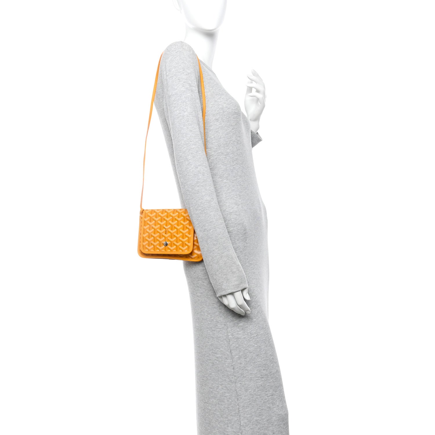 Goyard Goyardine Plumet Wallet Clutch Yellow 2 of 11