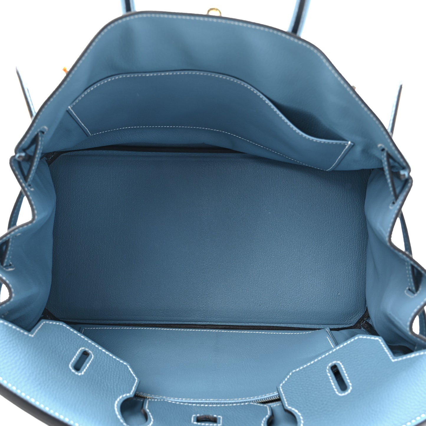 Togo Birkin 35 Blue Jean