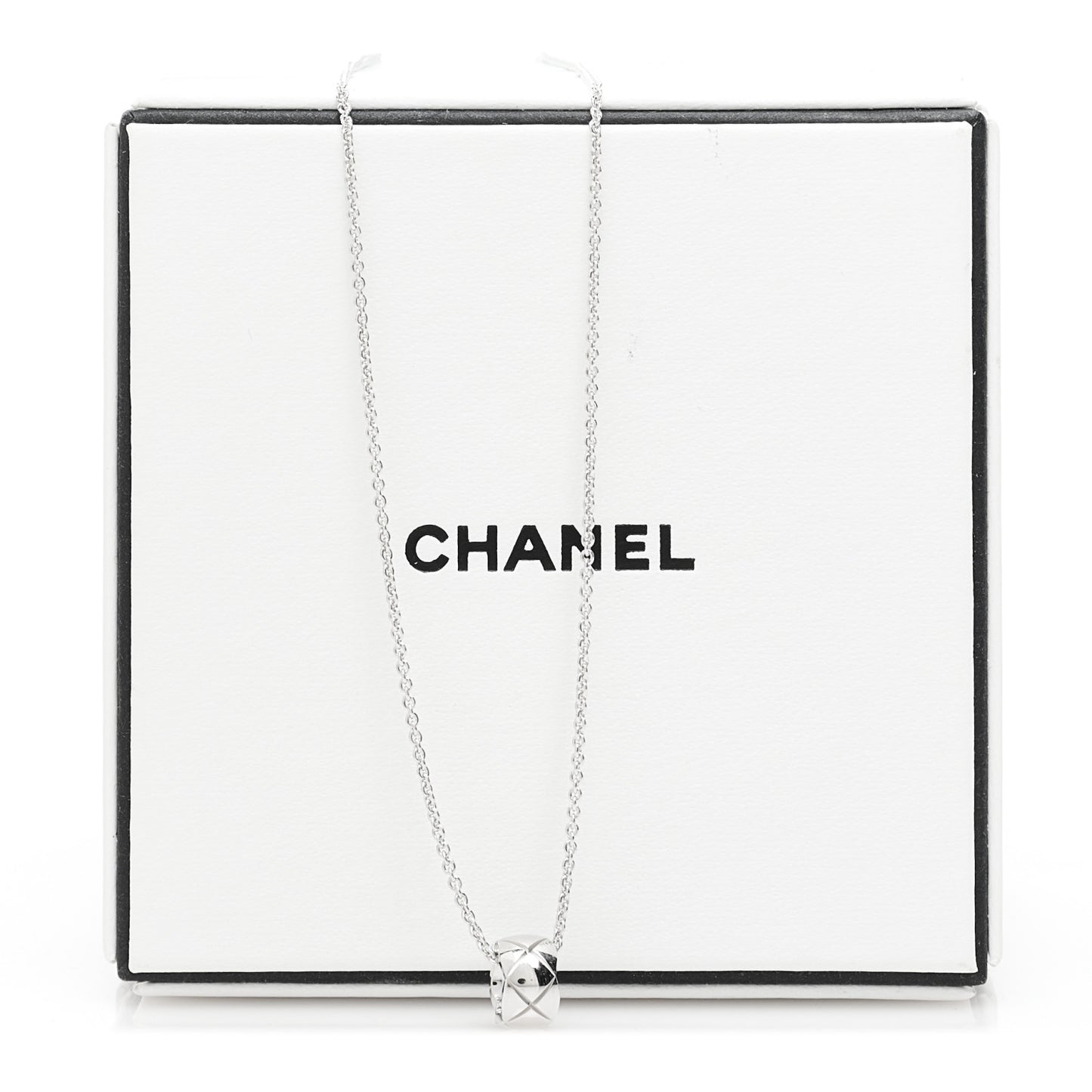 18K White Gold Coco Crush Pendant Necklace