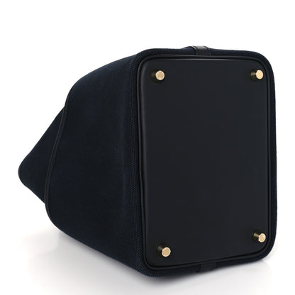 Hermes Toile Goeland Swift Cargo Picotin Lock 18 Caban Black 4 of 11