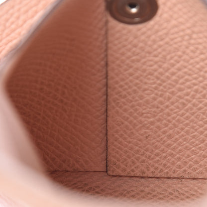 Hermes Epsom Bastia Coin Purse Rose Eglantine 7 of 14