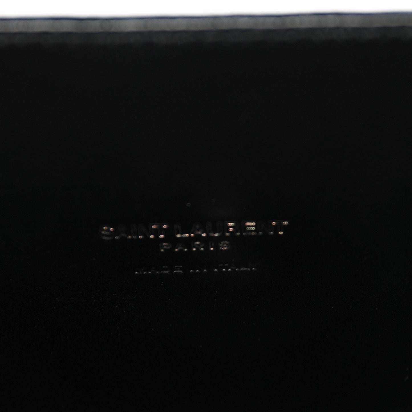 Grained Calfskin Baby Sac De Jour Black