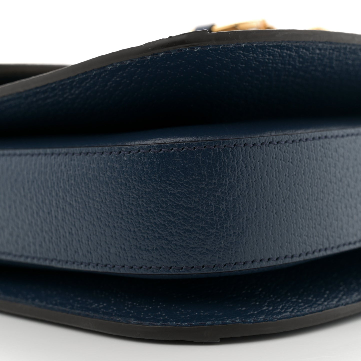Raffia Textured Dollar Calfskin GG Monogram Horsebit 1955 Shoulder Bag Natural Mystic White Blue Agata