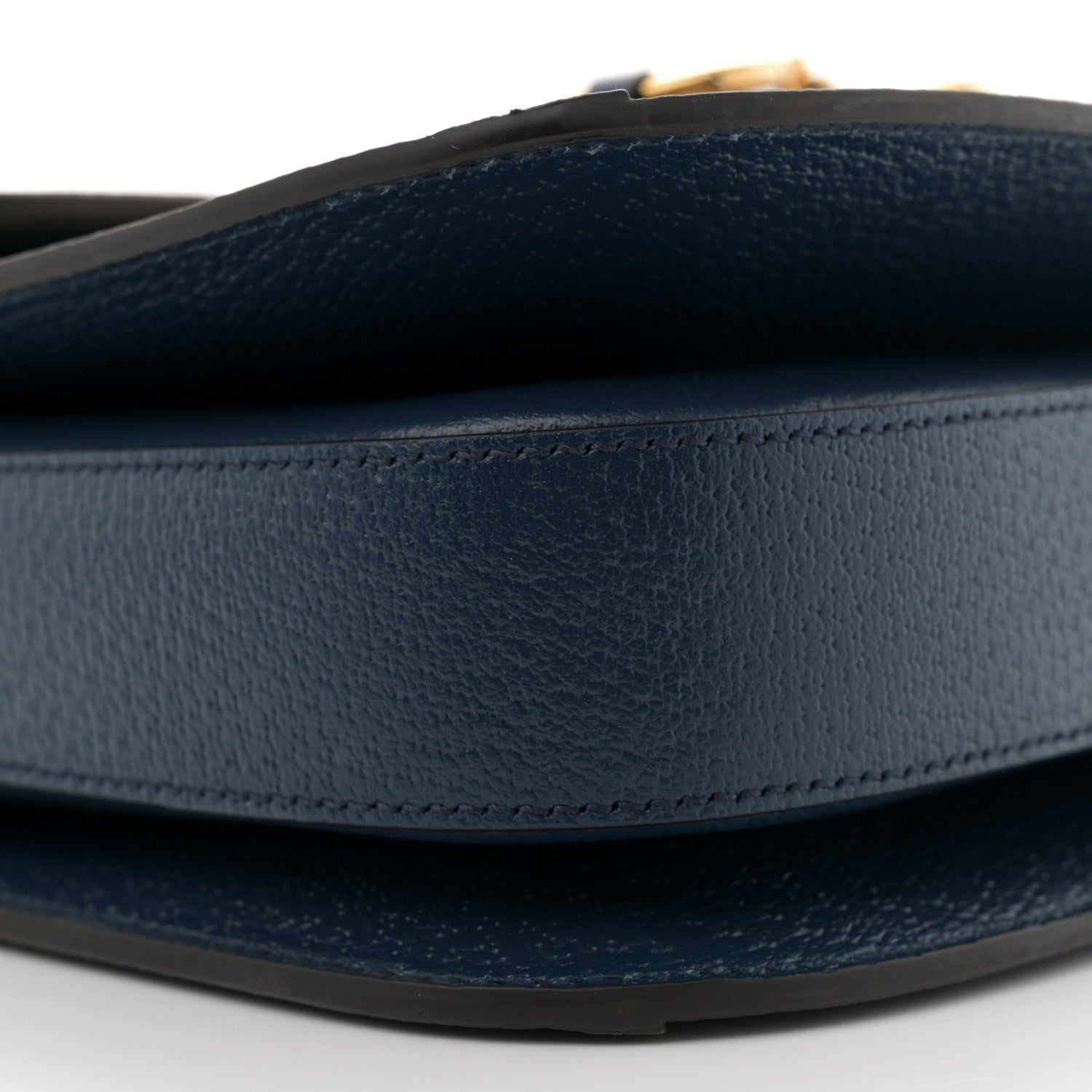 Gucci Raffia Textured Dollar Calfskin GG Monogram Horsebit 1955 Shoulder Bag Natural Mystic White Blue Agata 9 of 10