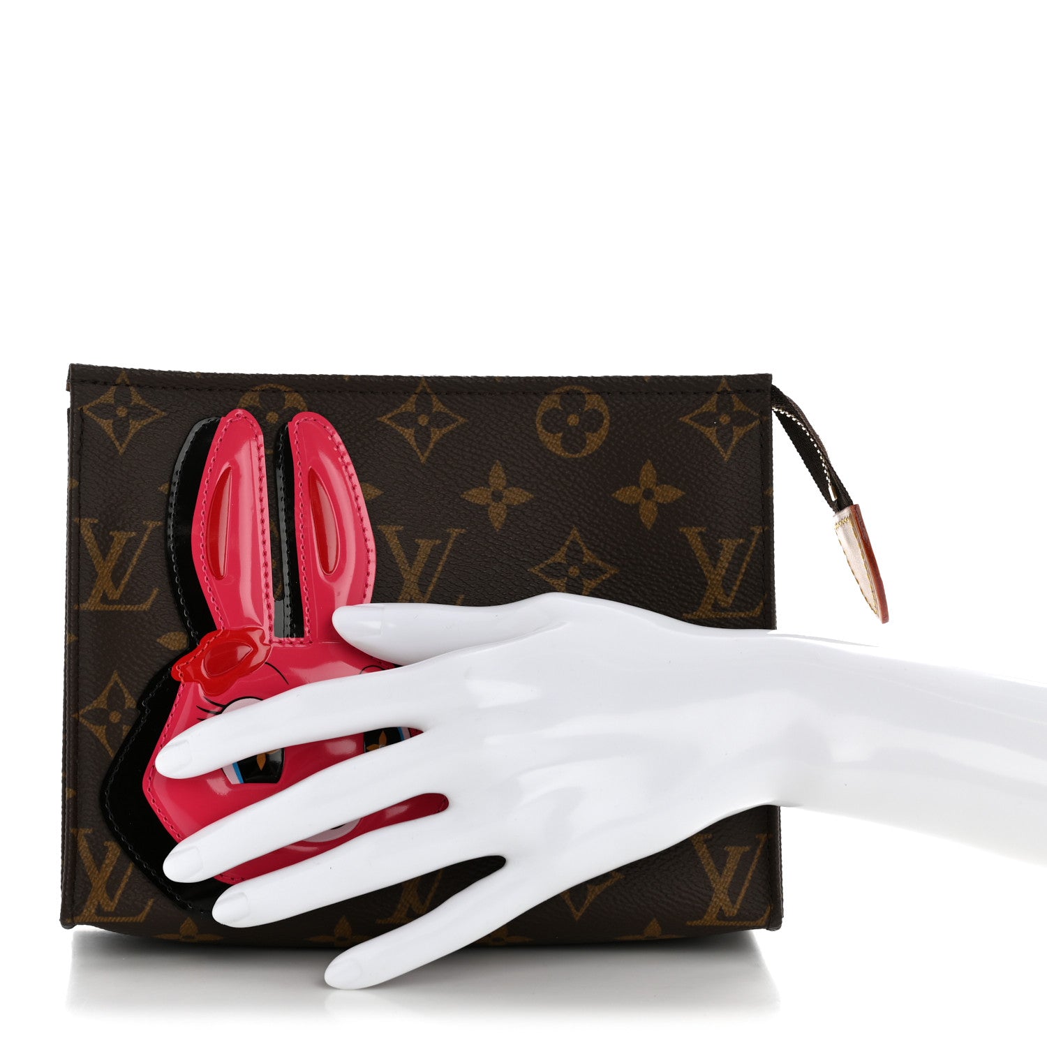 Louis Vuitton LV X SY Monogram Rabbit Toiletry Pouch 19 Pink 2 of 8