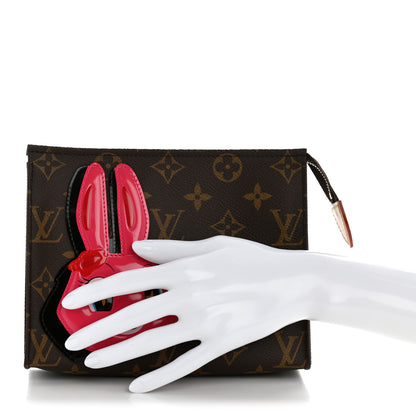 Louis Vuitton LV X SY Monogram Rabbit Toiletry Pouch 19 Pink 2 of 8