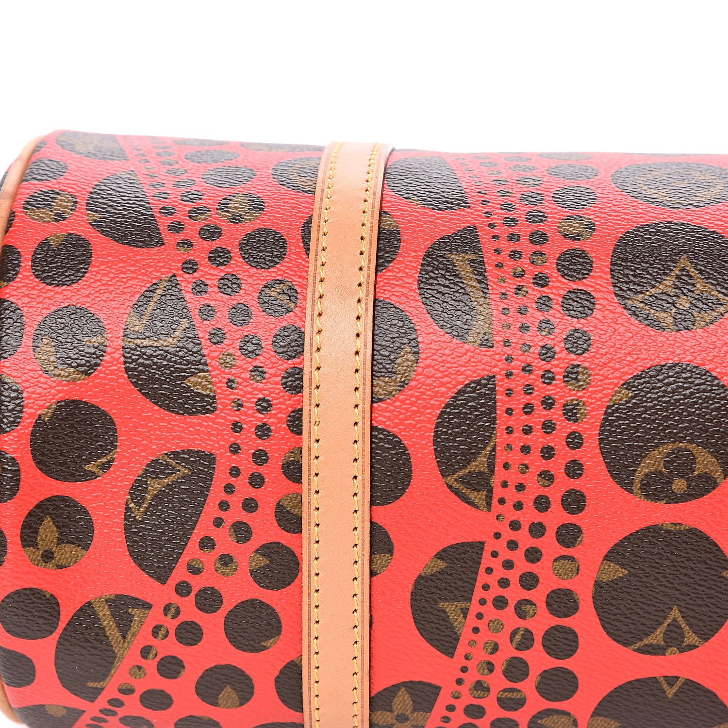 Louis Vuitton Monogram Kusama Pumpkin Dots Papillon 30 Red 11 of 12