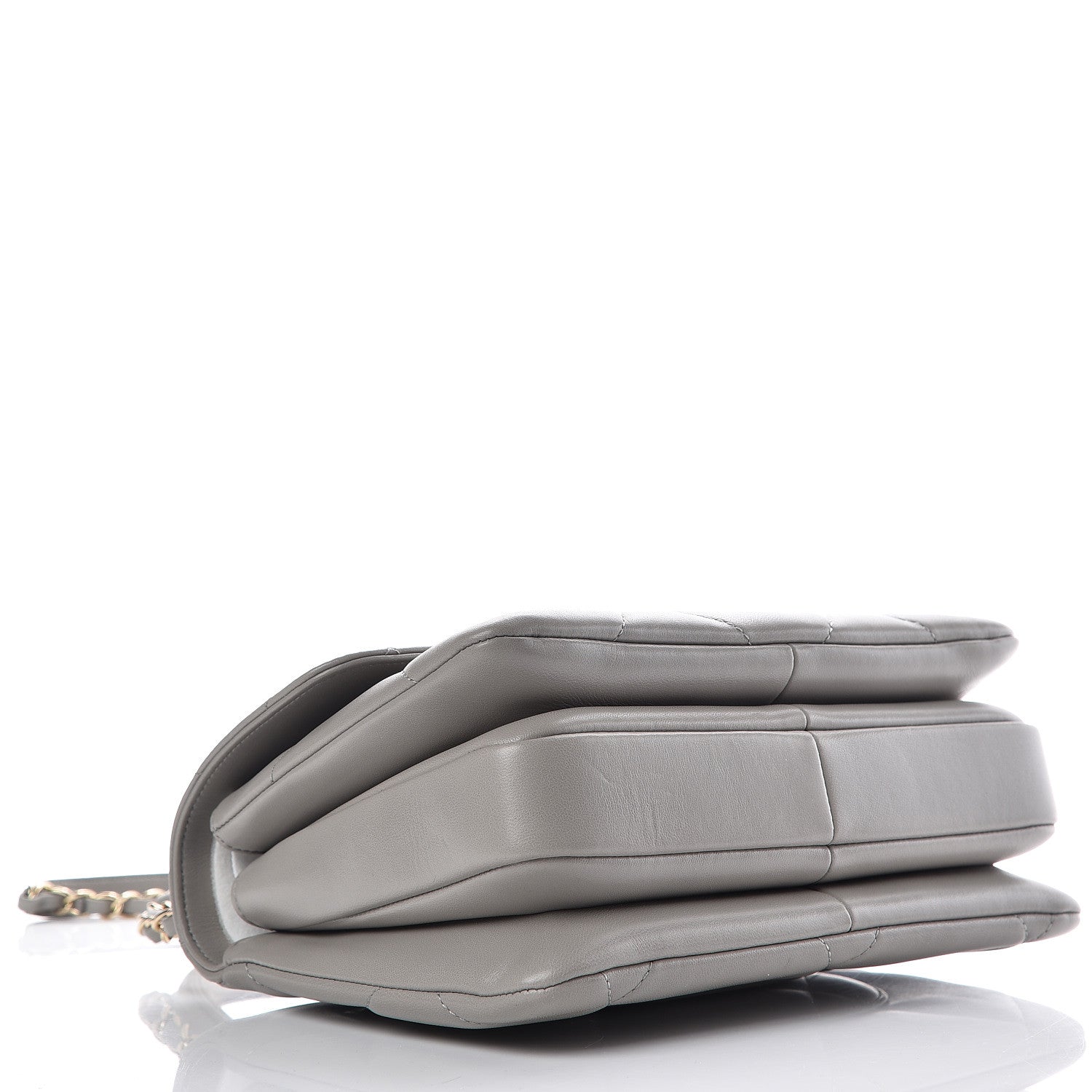 Chanel Lambskin Quilted Small Trendy CC Top Handle Flap Grey 4 of 8