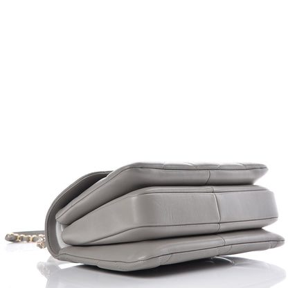 Chanel Lambskin Quilted Small Trendy CC Top Handle Flap Grey 4 of 8