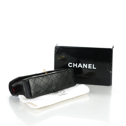 Chanel Lambskin Quilted Small Double Flap Black 4 of 8