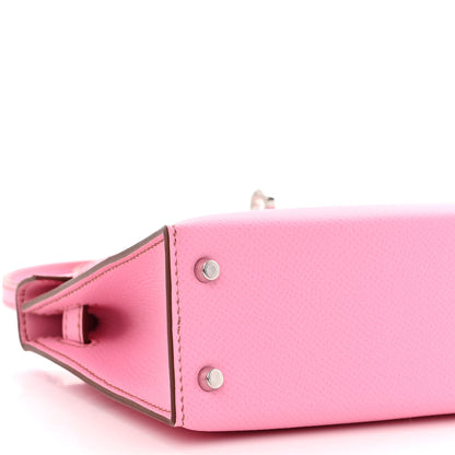 Hermes Epsom Mini Kelly Sellier 20 5P Pink 9 of 11