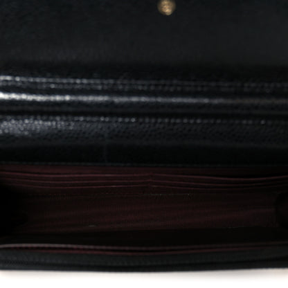 Chanel Caviar Quilted Wallet on Chain WOC Black 5 of 12