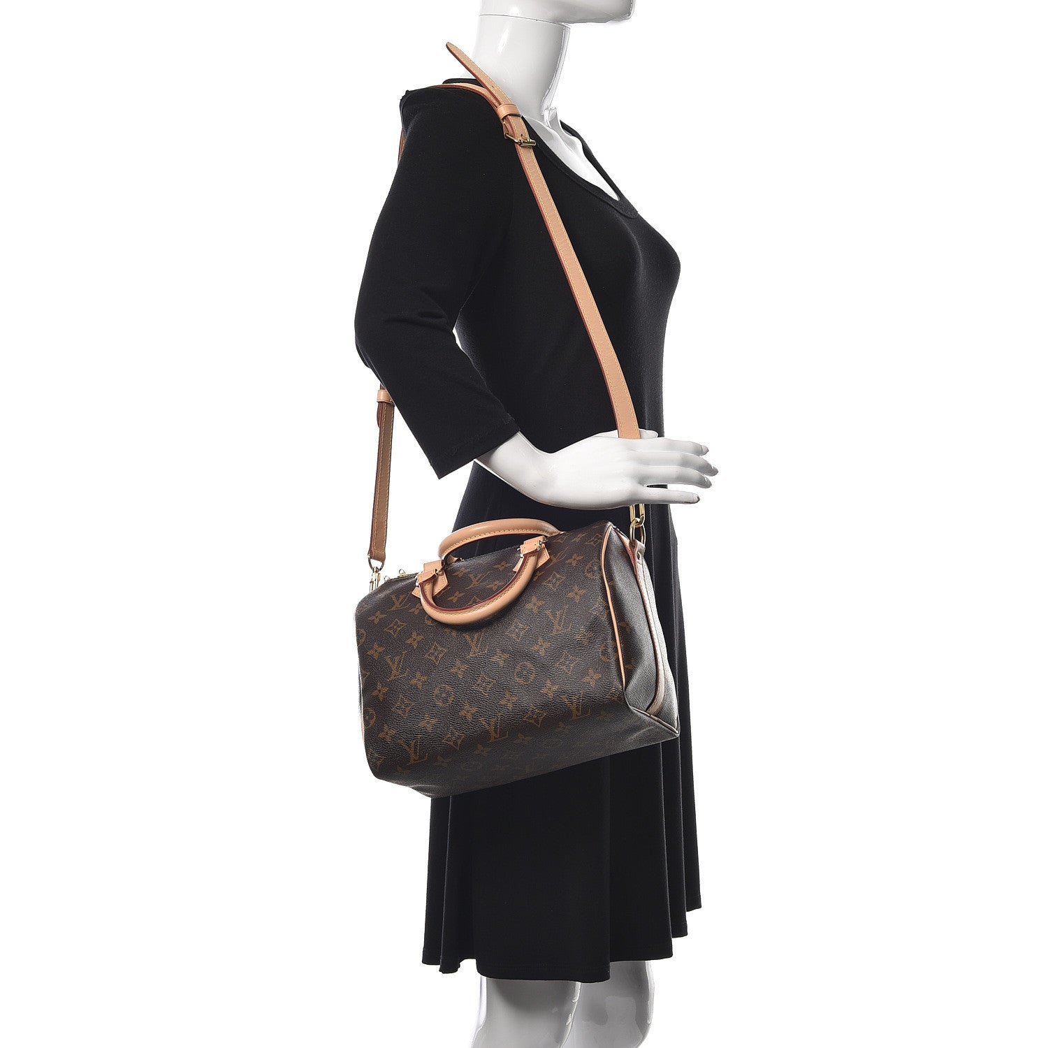 Louis Vuitton Monogram Speedy Bandouliere 25 2 of 11