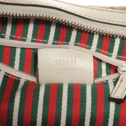 Gucci Monogram Britt Hobo Medium Ivory 7 of 9