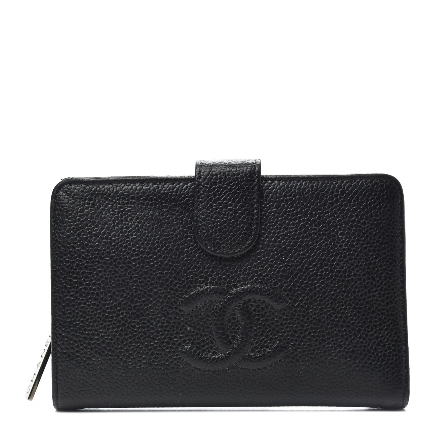 Chanel Caviar Timeless CC French Wallet Black 1 of 15