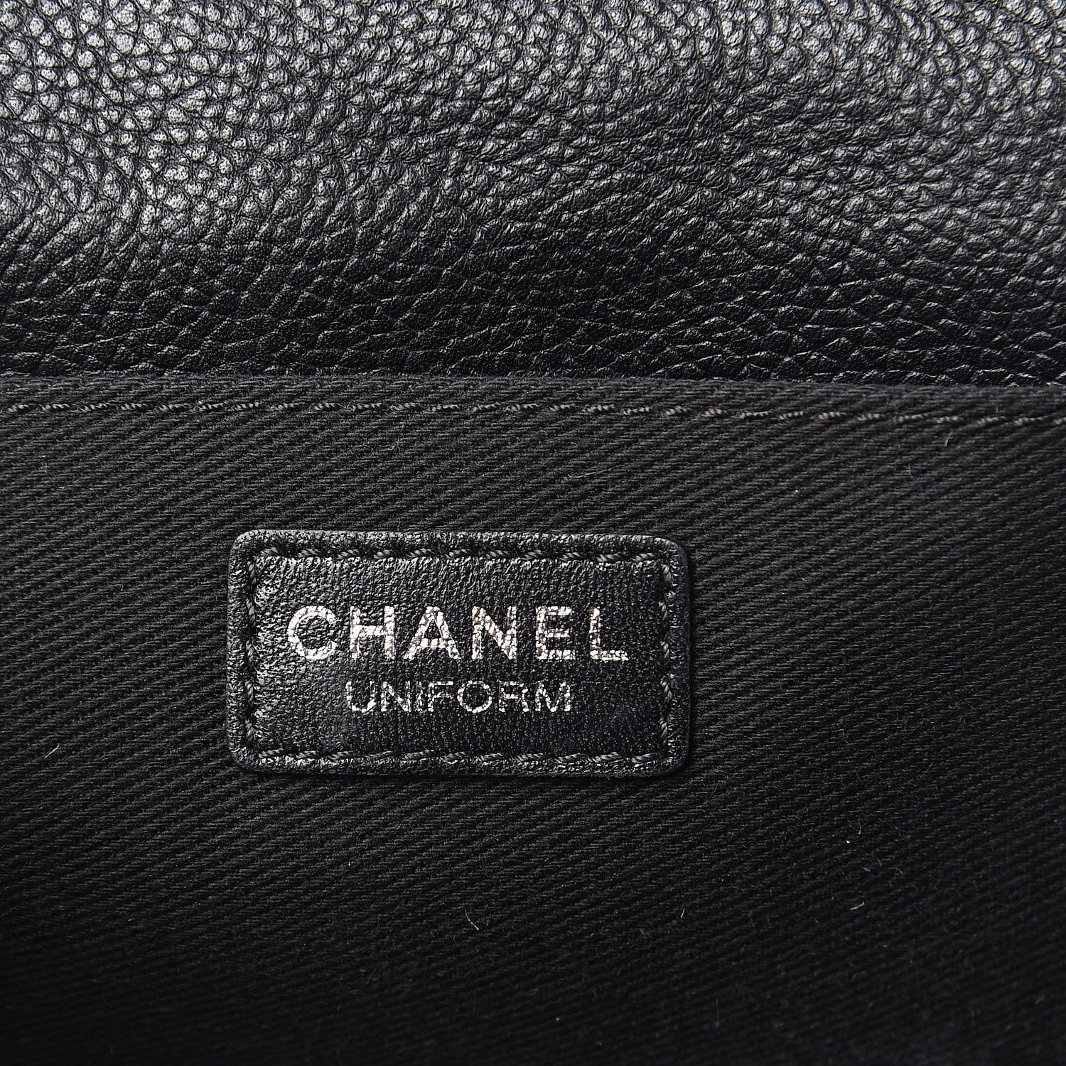 Chanel Grained Calfskin Quilted 2.55 Reissue Flap Belt Bag Clutch Black 6 of 9