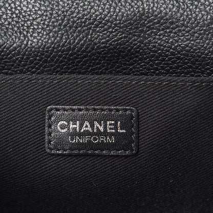 Chanel Grained Calfskin Quilted 2.55 Reissue Flap Belt Bag Clutch Black 6 of 9
