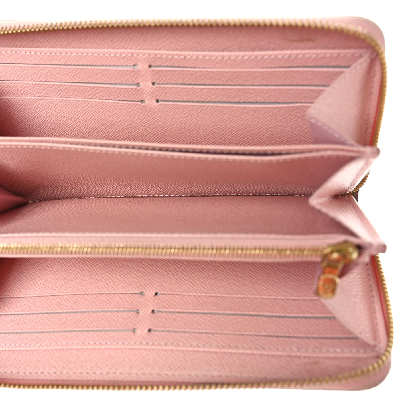 Damier Azur Zippy Wallet Rose Ballerine