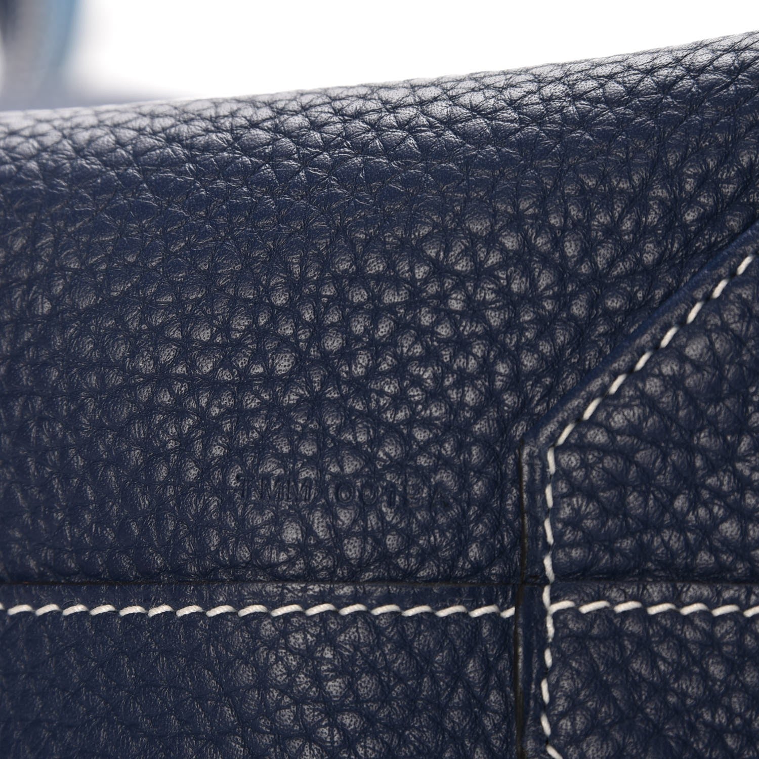Hermes Taurillon Clemence Double Sens 45 Reversible Tote Bleu Electrique Graphite 6 of 11