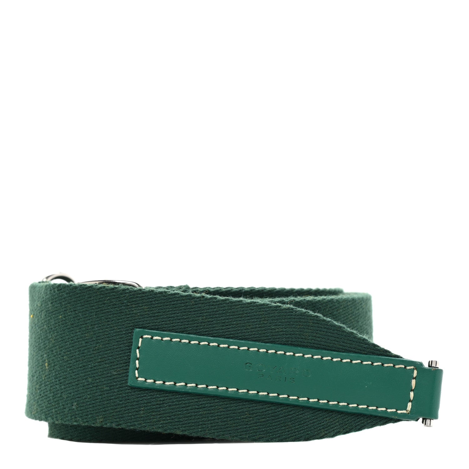 Goyard Canvas Calfskin Adjustable Shoulder Strap Green 1 of 6